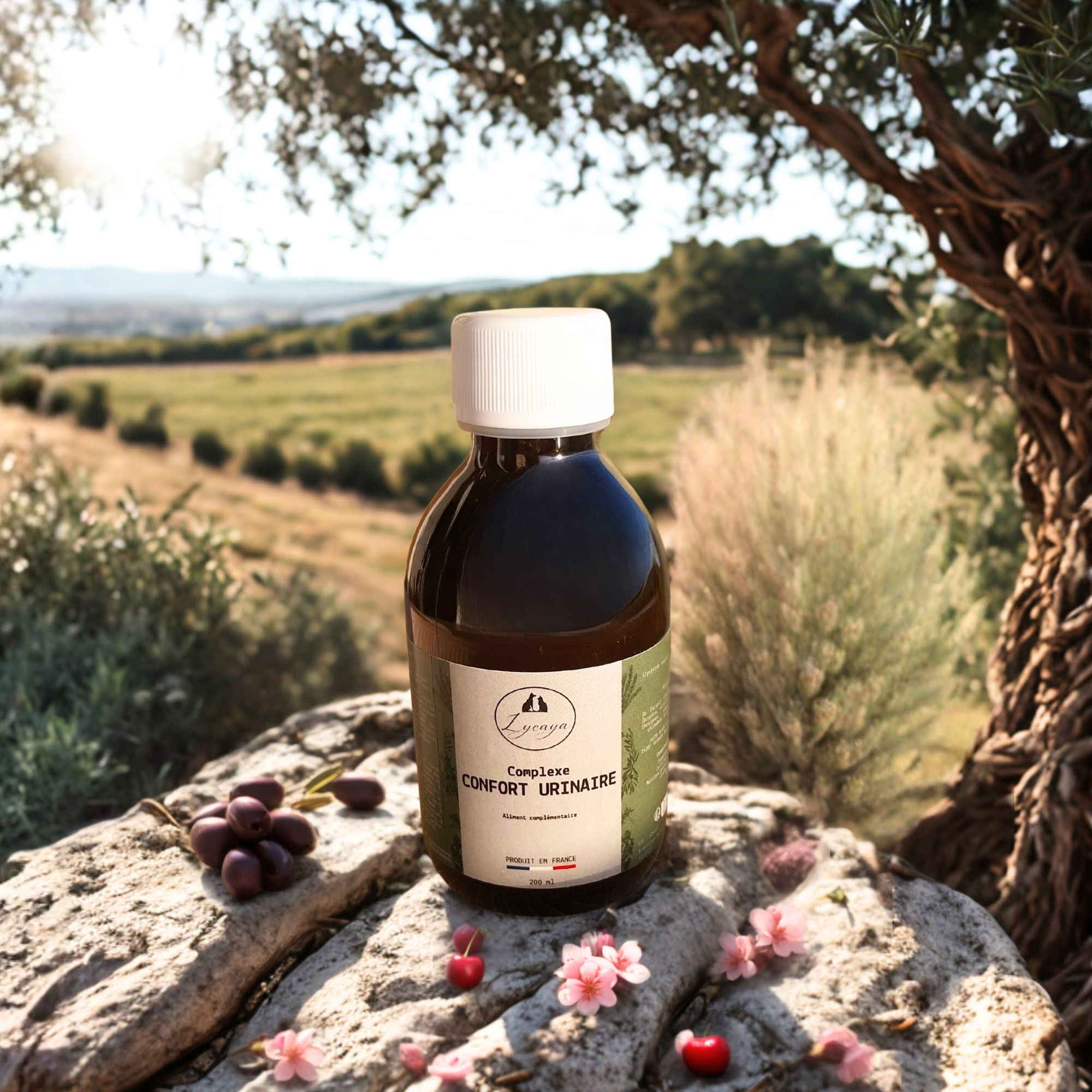 COMPLEXE CONFORT URINAIRE POUR CHIENS ET CHATS SANS ALCOOL- 200 ml - PRODUIT EN FRANCE