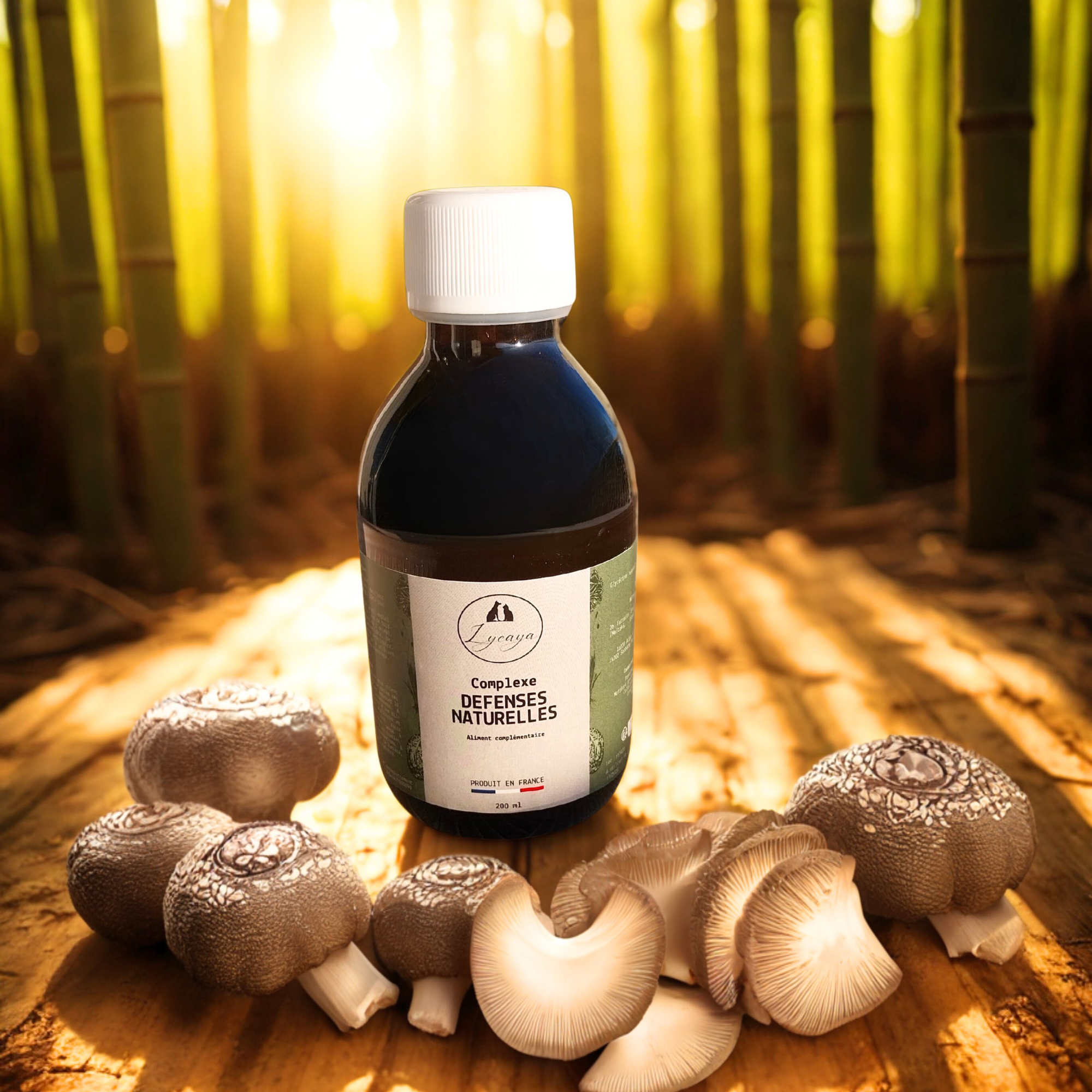 COMPLEXE DEFENSES NATURELLES POUR CHIENS ET CHATS SANS ALCOOL - 200 ml - PRODUIT EN FRANCE