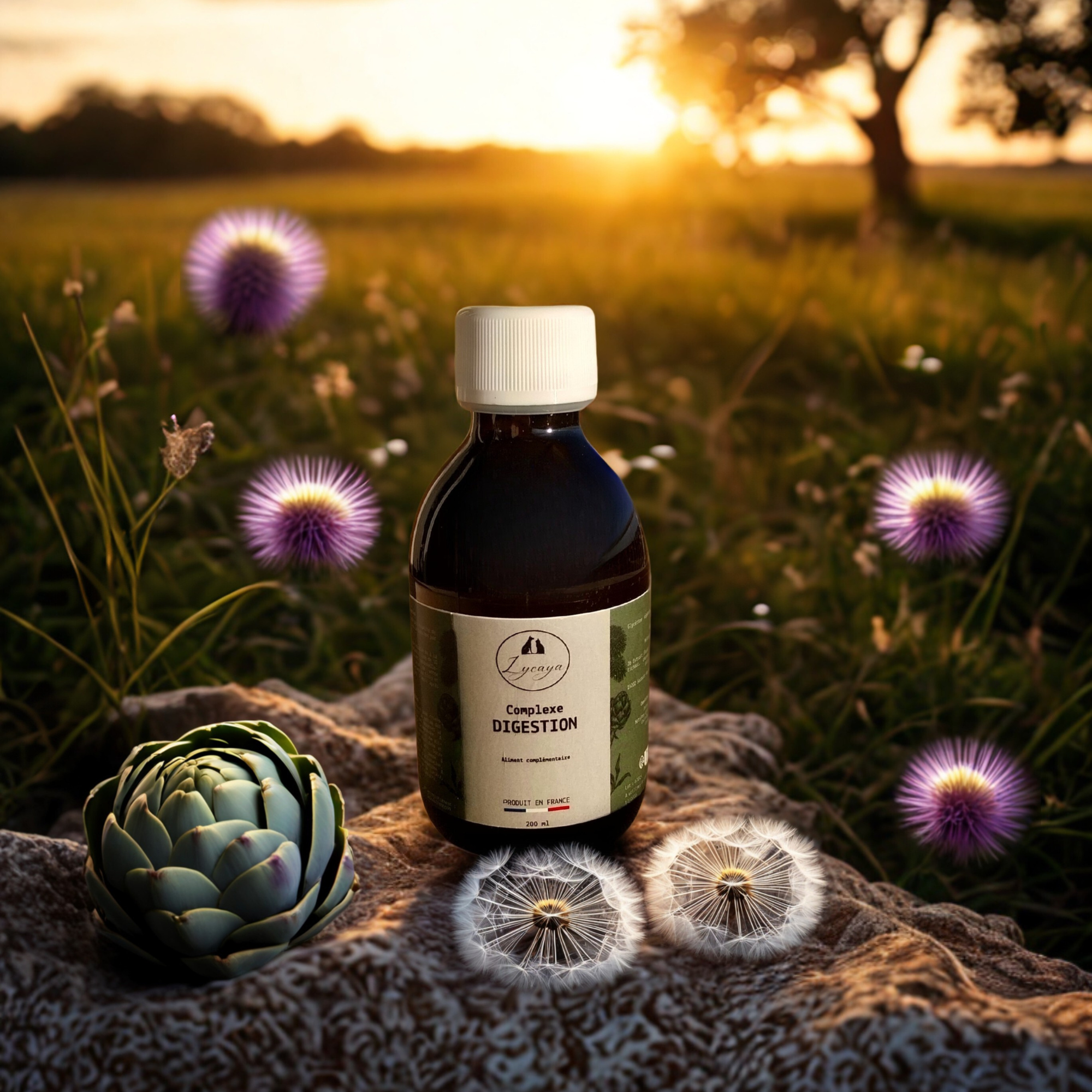 COMPLEXE DIGESTION POUR CHIENS ET CHATS SANS ALCOOL - 200 ml - PRODUIT EN FRANCE