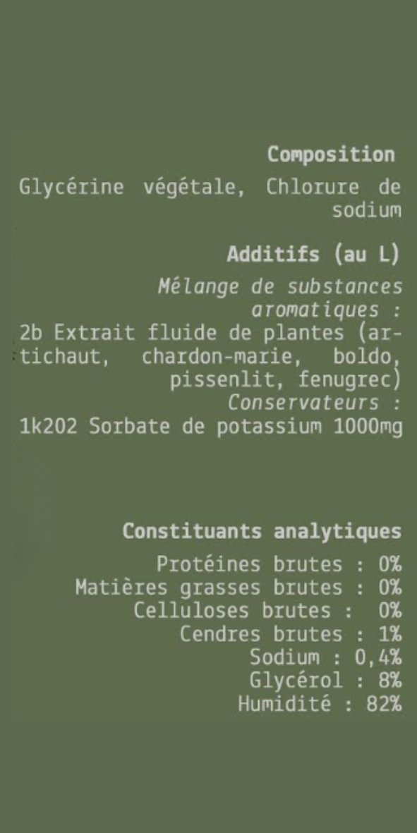 COMPLEXE DIGESTION POUR CHIENS ET CHATS SANS ALCOOL - 200 ml - PRODUIT EN FRANCE