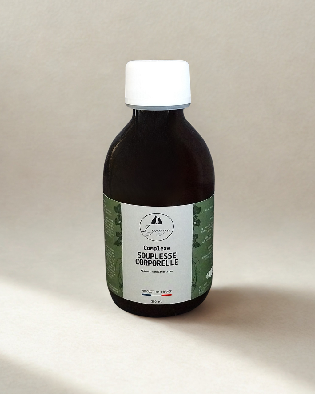 COMPLEXE SOUPLESSE CORPORELLE POUR CHIENS ET CHATS SANS ALCOOL - 200 ml - PRODUIT EN FRANCE