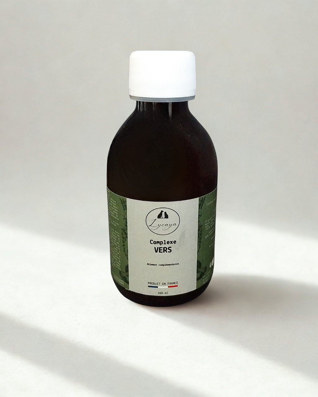 Worm Complex for Dogs and Cats - Alcohol-Free - 200 ml - Produced in France